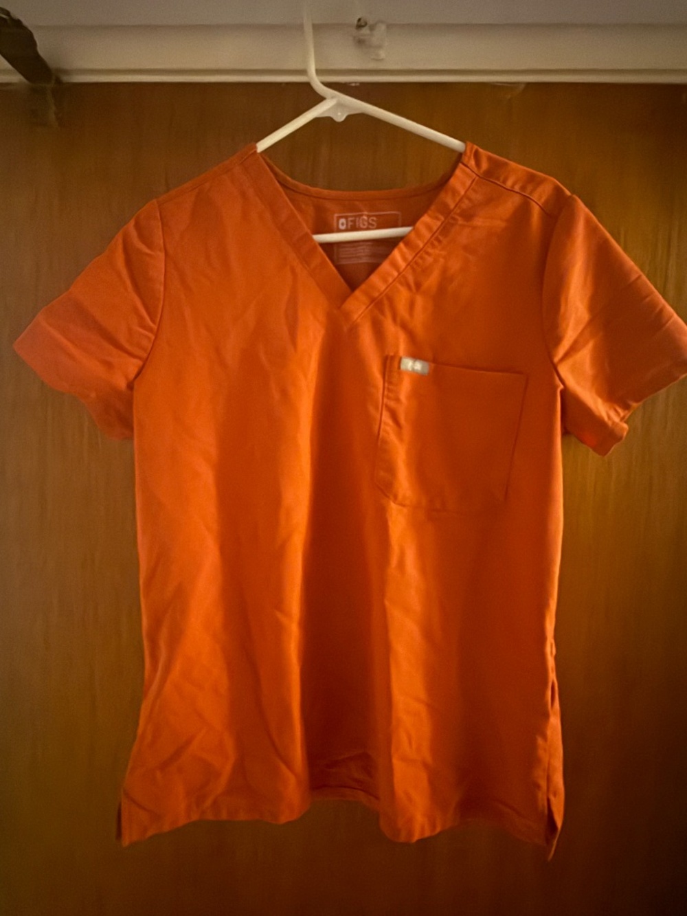 Figs Terracotta Scrub SET (one pocket top and Zamora scrub bottom) - Picture 3 of 4